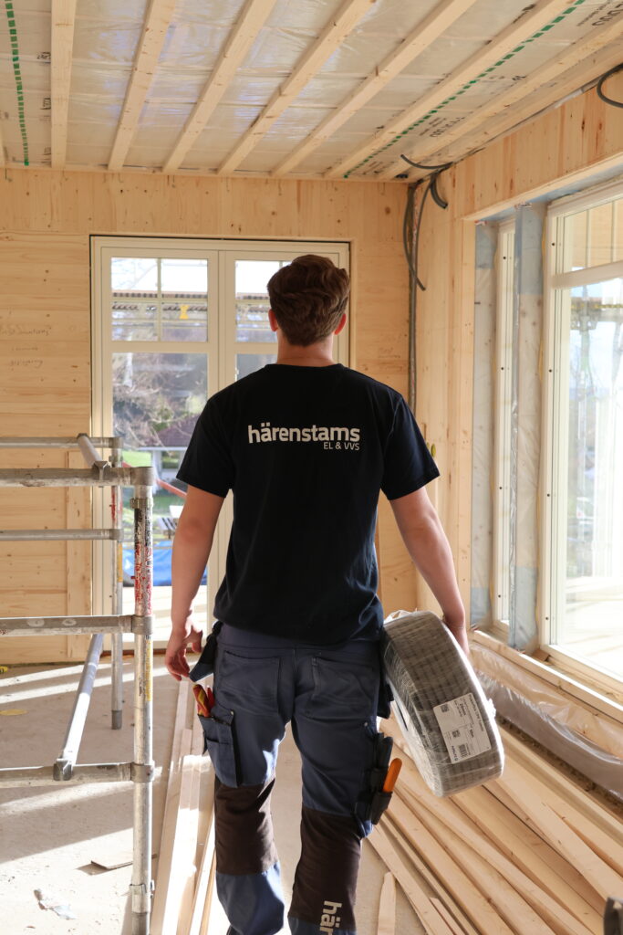 Nyinstallation av elcentral i villa, Härenstams EL & VVS Jönköping