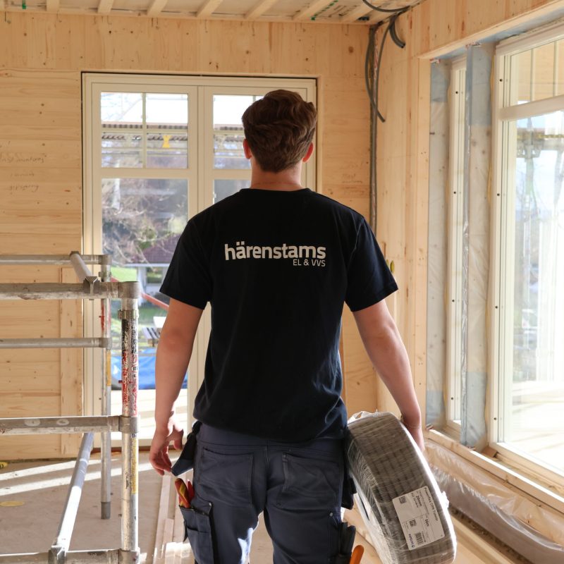 Nyinstallation av elcentral i villa, Härenstams EL & VVS Jönköping